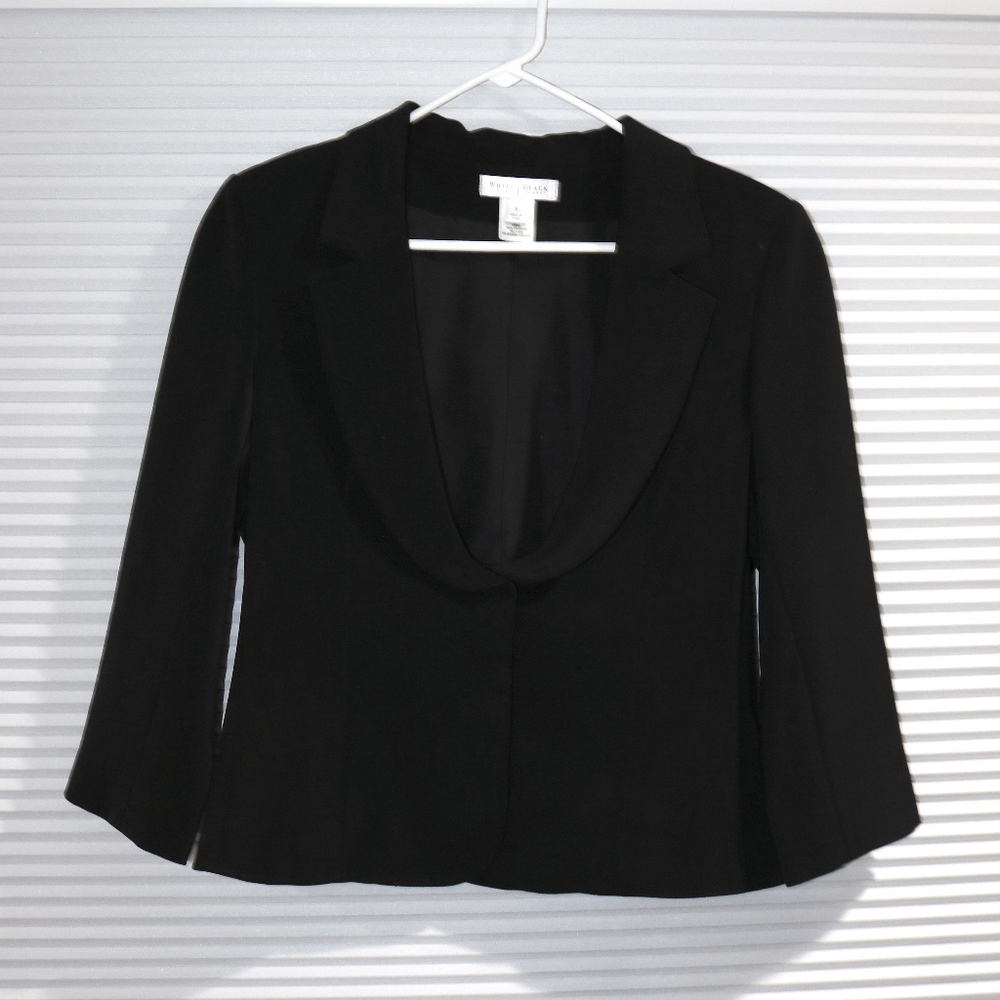 WHBM hidden snap front blazer NWOT